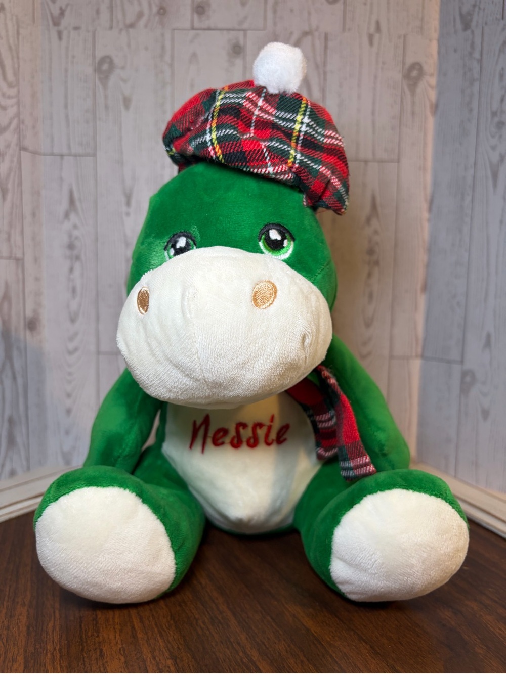 Green Nessie 10 inch Plush from Scotland